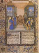 Jean Fouquet The Coronation of Alexander From Histoire Ancienne (after 1470) (mk05) Sweden oil painting artist